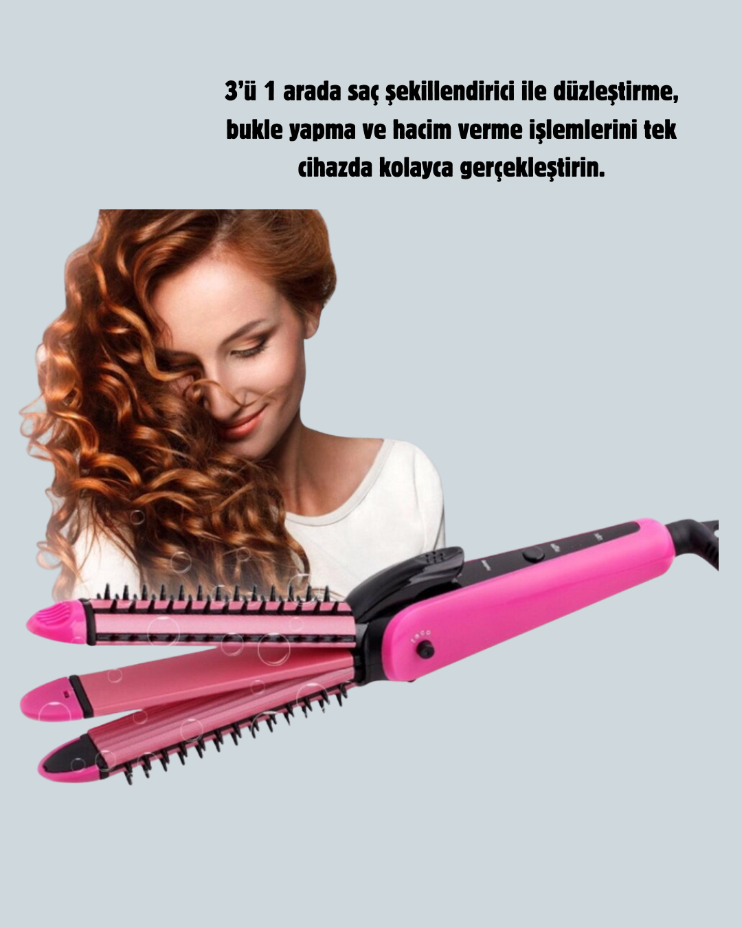 Seramik Kaplama Saç Şekillendirici | Dalga ve Düzleştirme