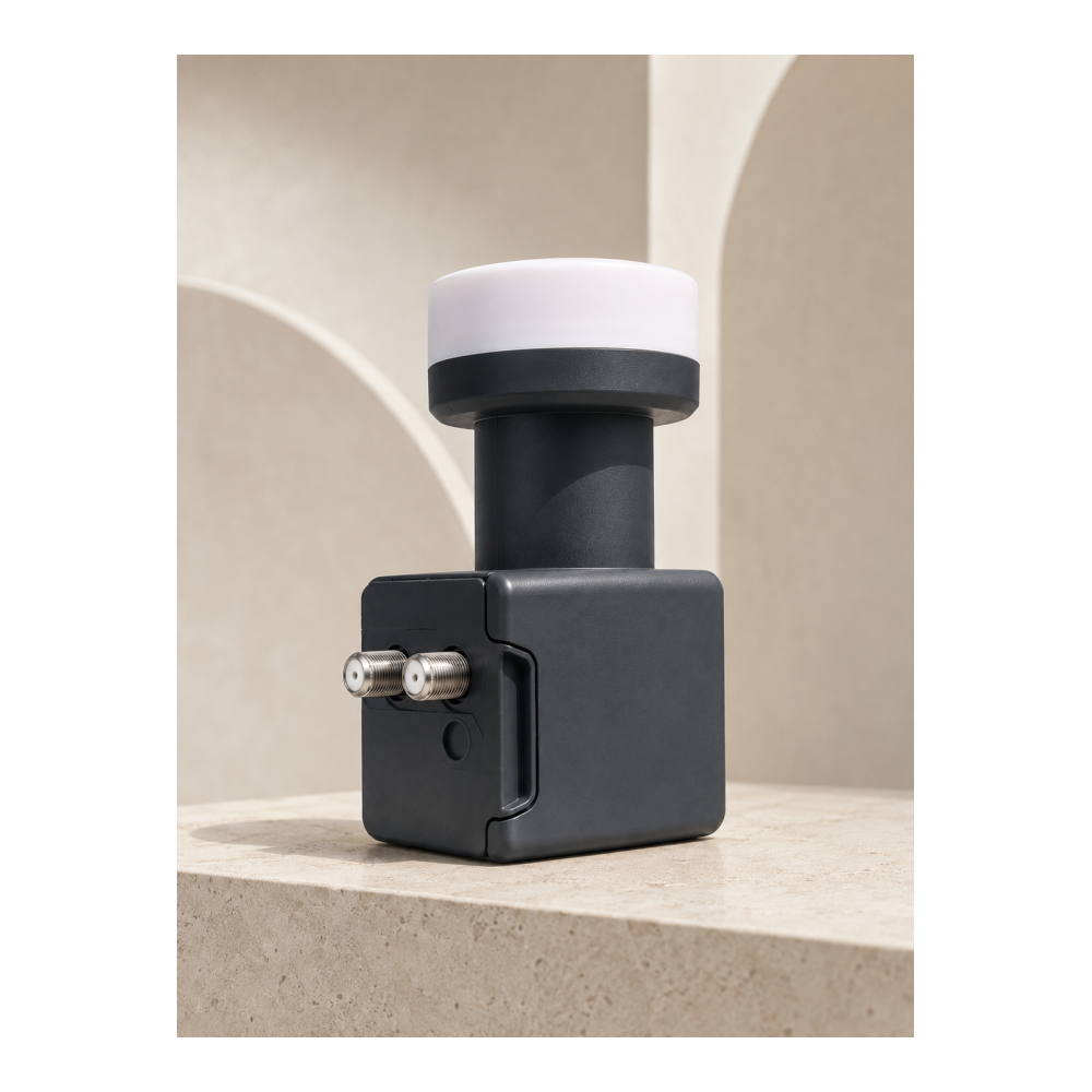 Twin LNB Çift Çıkışlı Uydu Anten LNB 4K Ultra HD Ku Band 0.1 dB