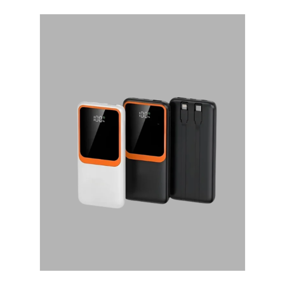 10000 mAh Taşınabilir Powerbank Çift Çıkışlı Type-C ve Lightning Uyumlu