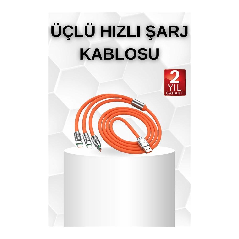 Android ve İOS Uyumlu 180 Derece Type-c Şarj Kablosu Yeni Nesil
