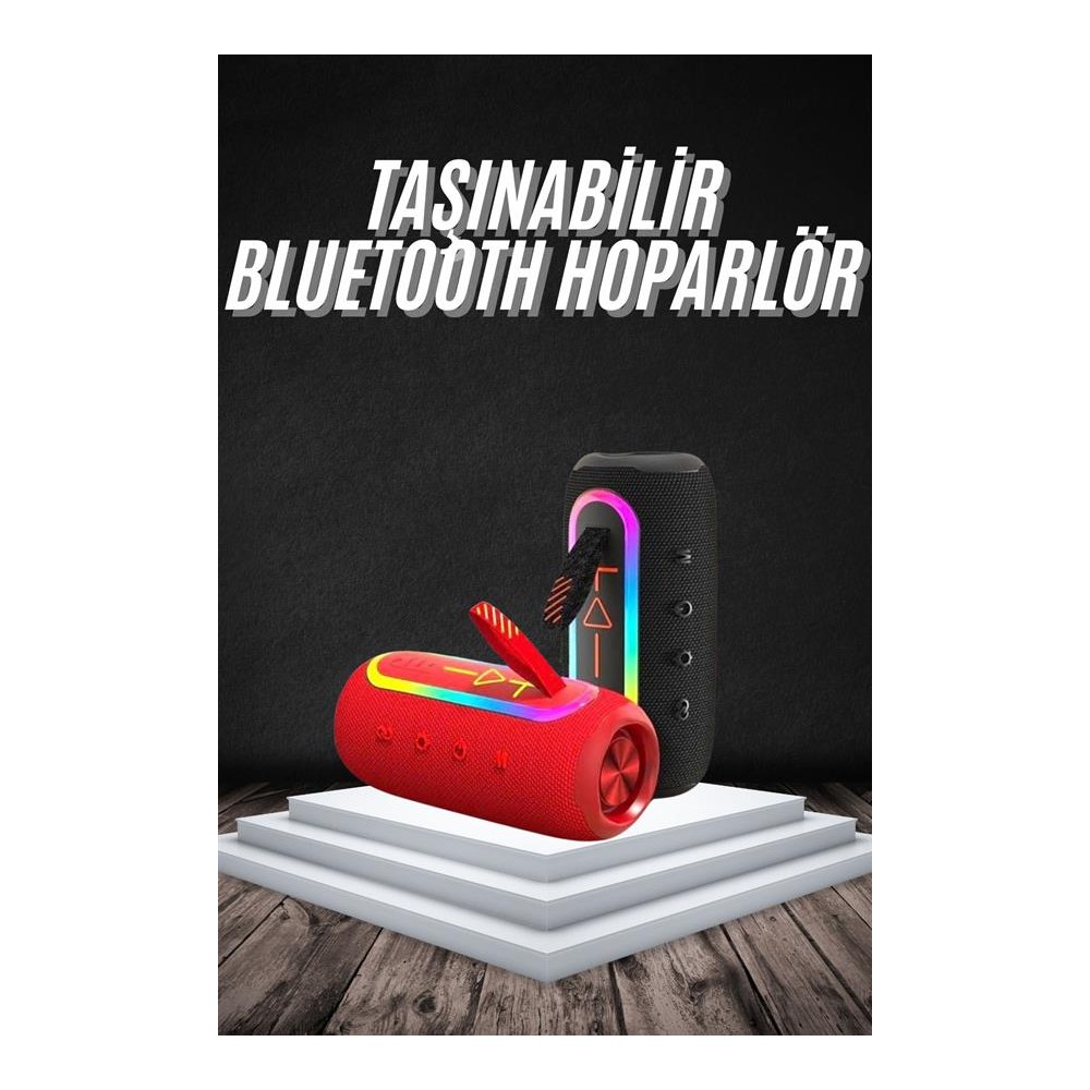 Bluetooth Hoparlör USB Şarjlı Uzun Pil Ömrü Android ve İOS Uyumlu Renkli