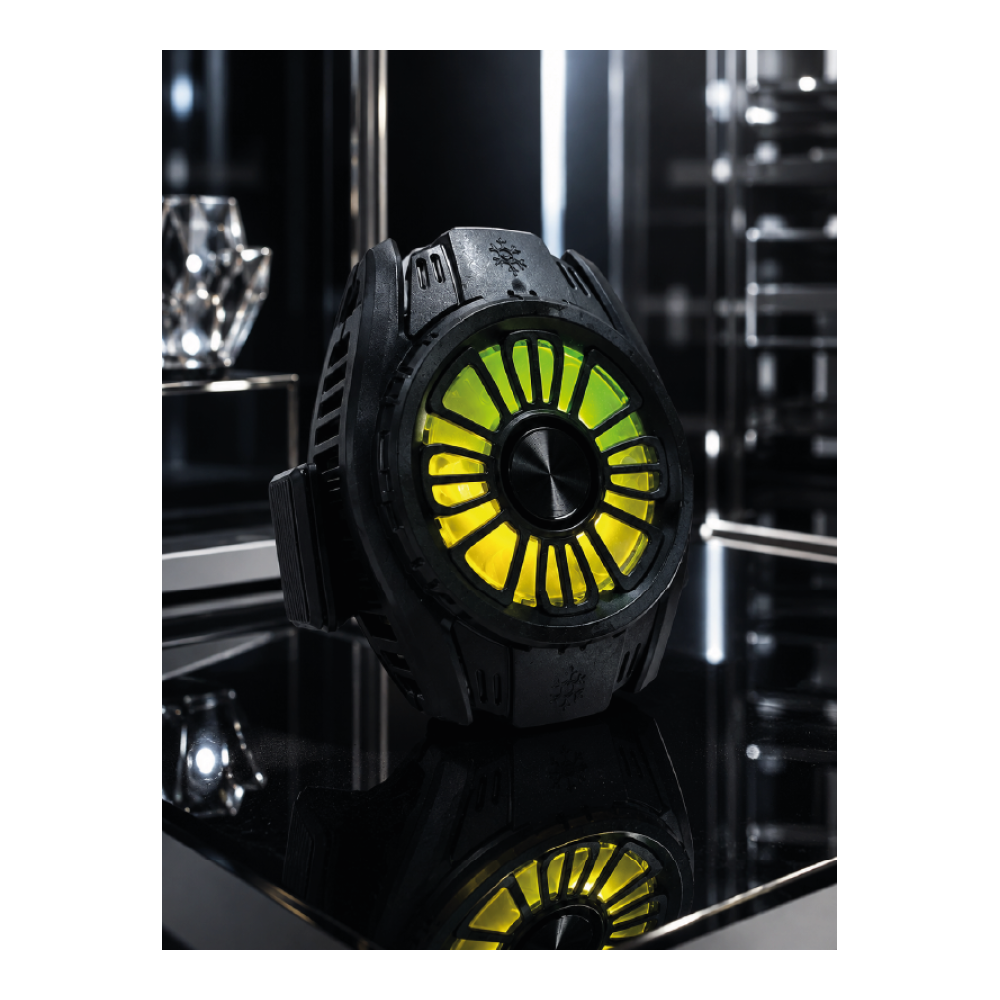 RGB Fan Aydınlatmalı Sessiz Çalışan Telefon Soğutucu