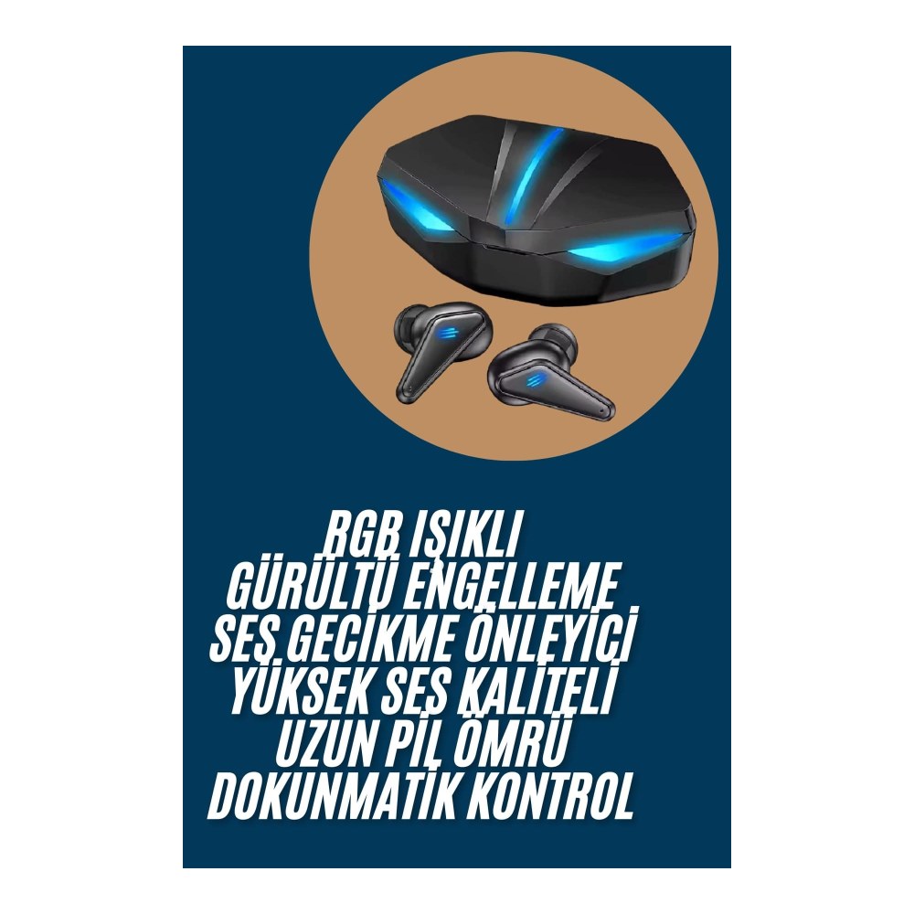 Wireless Kulaklık Mikrofonlu Bluetooth Oyuncu Kulaklığı