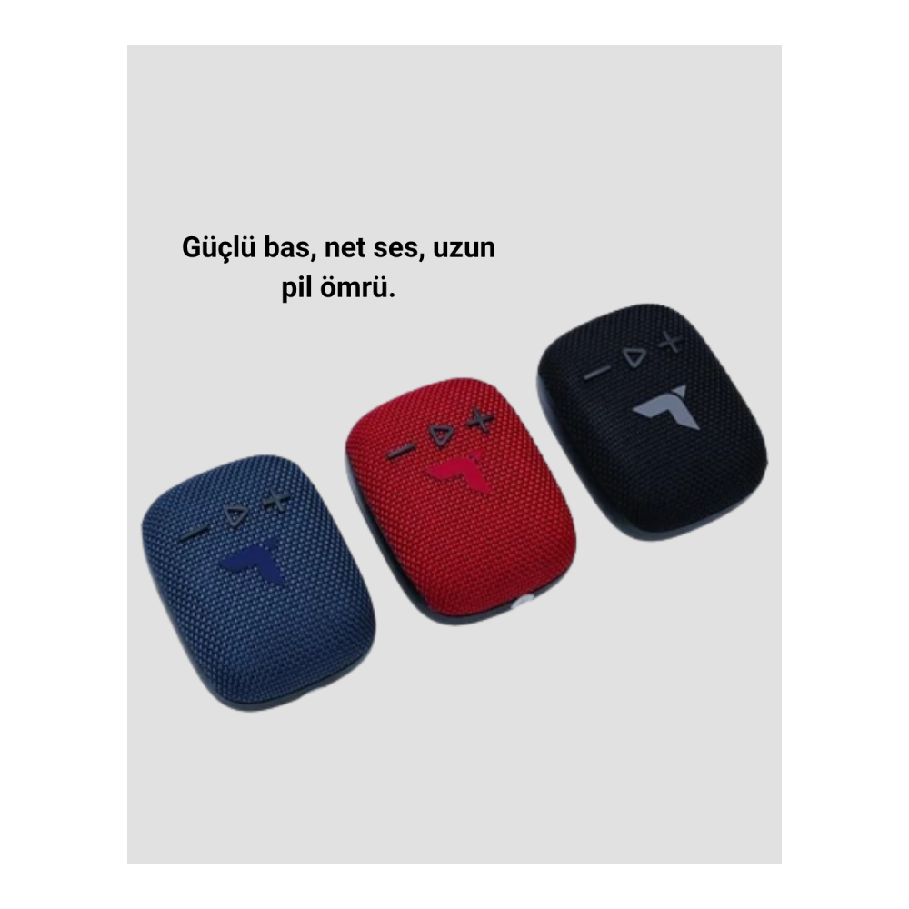 5W Kablosuz Bluetooth Hoparlör Güçlü Bas ve FM Radyo
