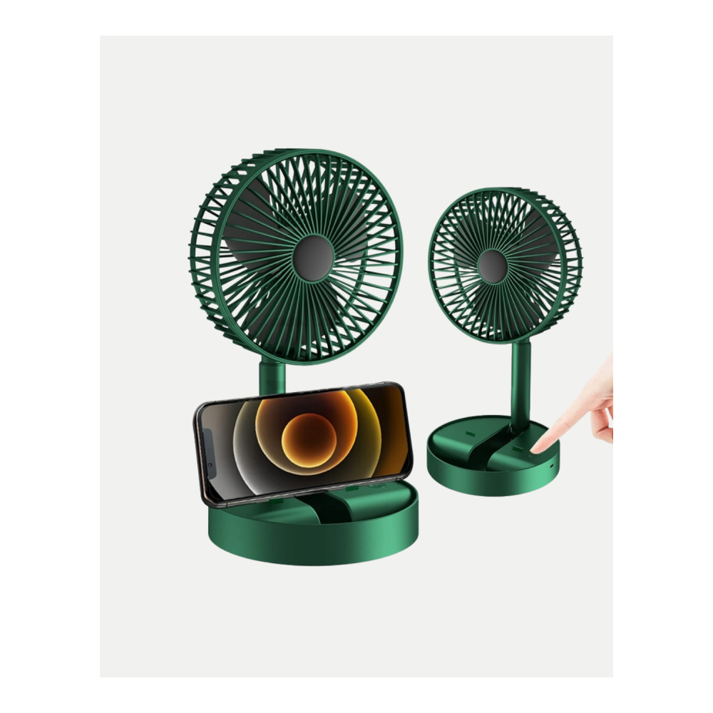 Şarjlı Mini Fan Katlanabilir 3 Hız Ayarlı Taşınabilir Tasarımlı