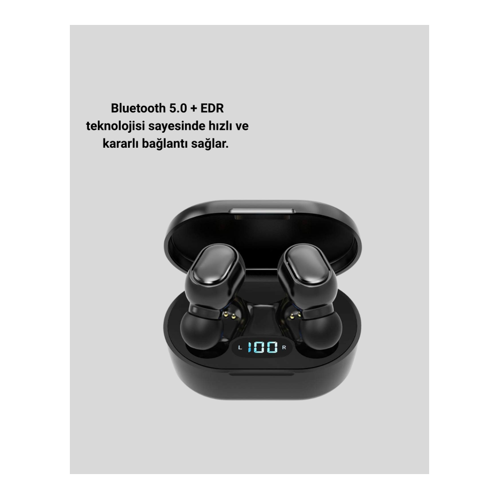 Titanyum Hoparlörlü Kablosuz Bluetooth Kulaklık Yeni Nesil