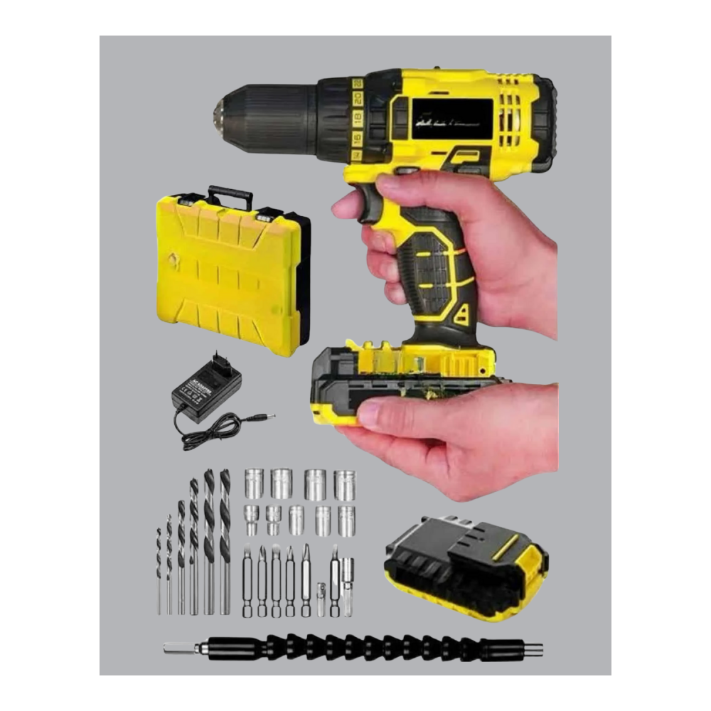 Çift Bataryalı 12V Akülü Matkap | 10 mm Metal, 20 mm Ahşap Delme Kapasitesi