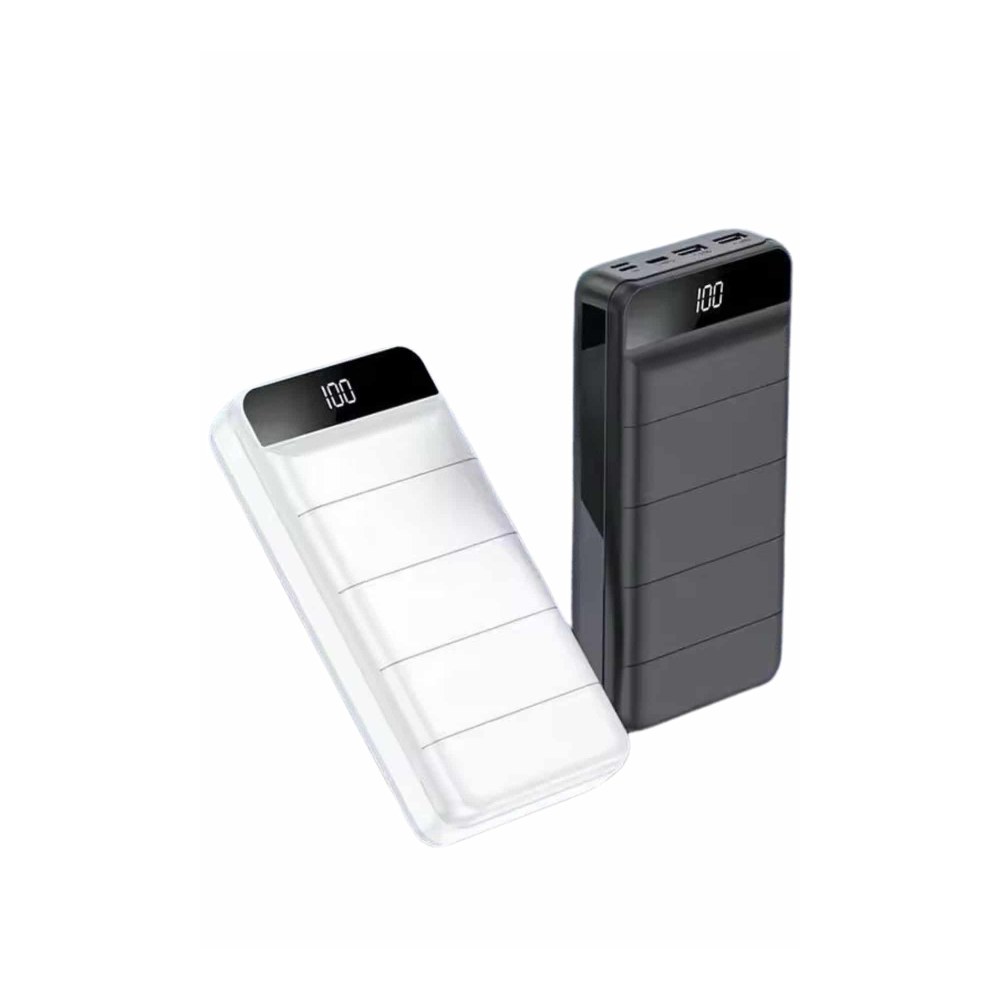 Powerbank 50.000 Mah Dijital Göstergeli Taşınabilir 4 Portlu Hızlı Powerbank Yeni Nesil