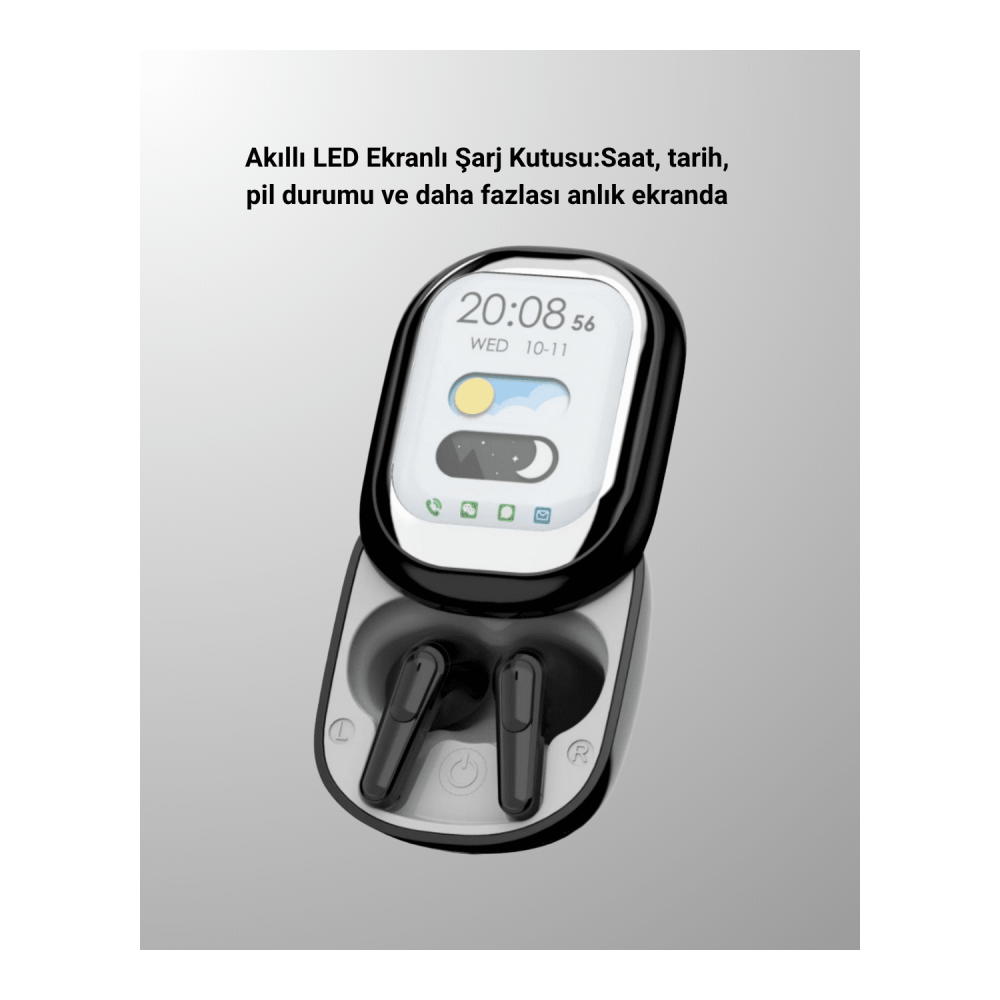 ENC Destekli Bluetooth 5.4 Kulaklık – EQ Ayarlı, Akıllı Kutulu