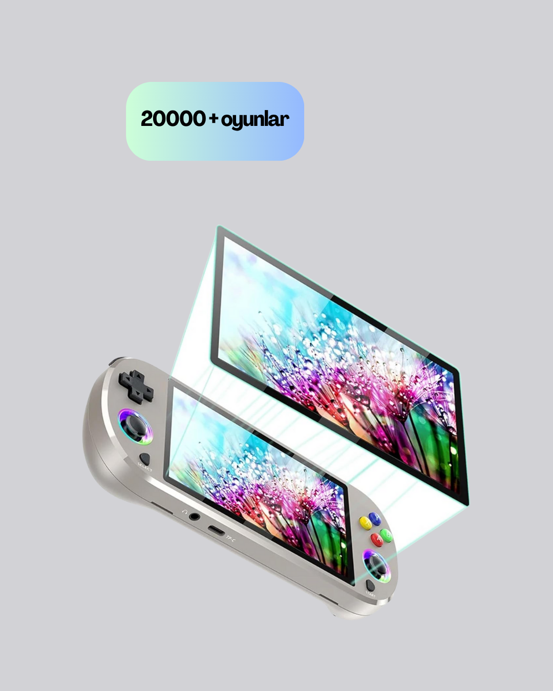 6 Saat Kullanımlı Kablosuz Oyun Konsolu