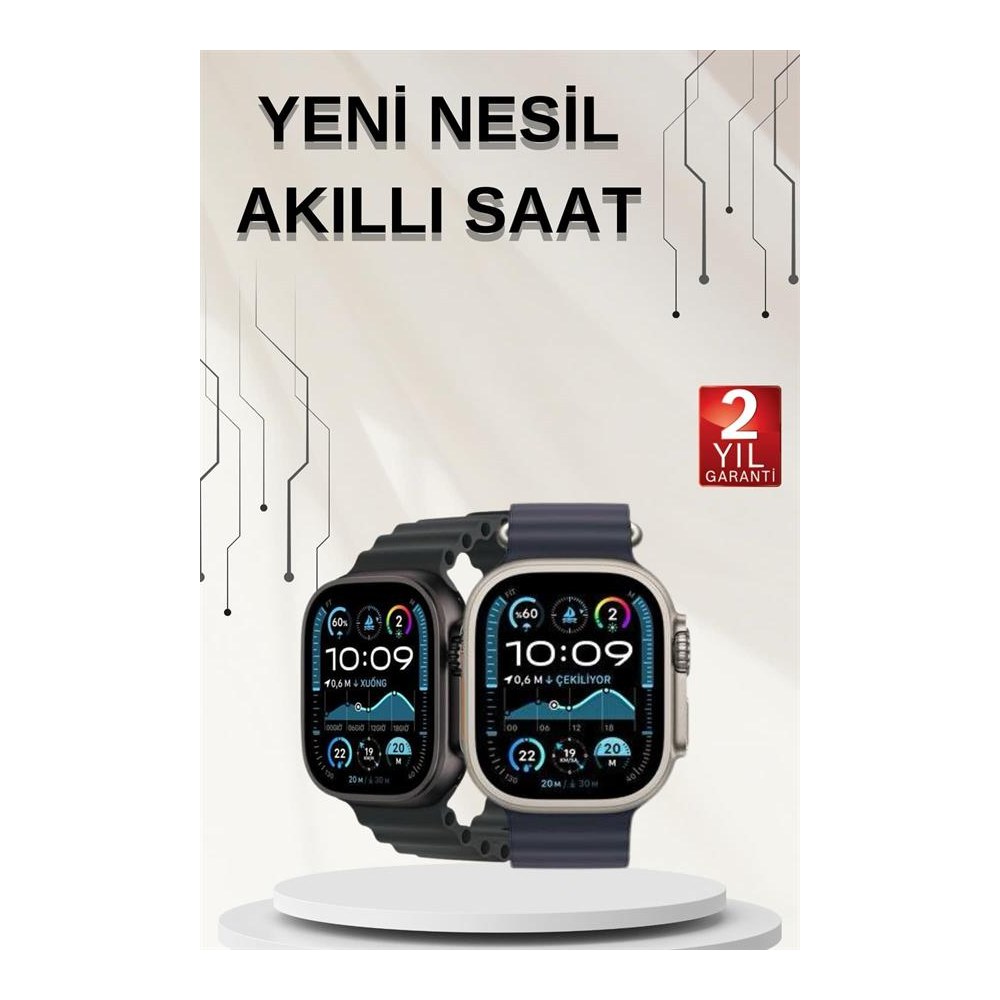Akıllı Saat Sesli Görüşme Titreşimli GPS Bağlantısı Müzik Dinleme Sosyal Medya Bildirimleri Yeni Nesil