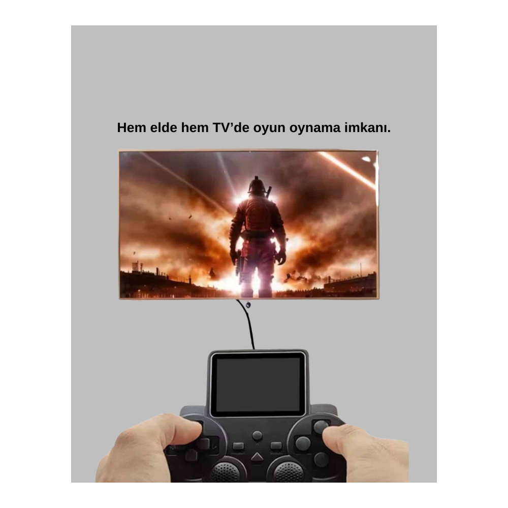 S10 Gamepad HDMI TV Bağlantılı 520 Klasik Retro Oyun 2025 Seri Orijinal Yeni Nesil