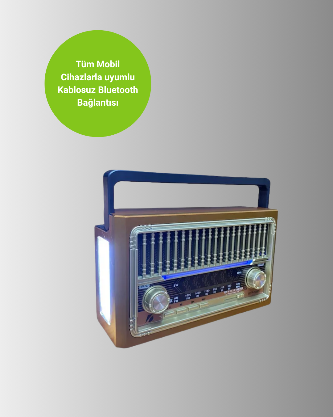 Ahşap Görünümlü Masaüstü Bluetooth Cihaz