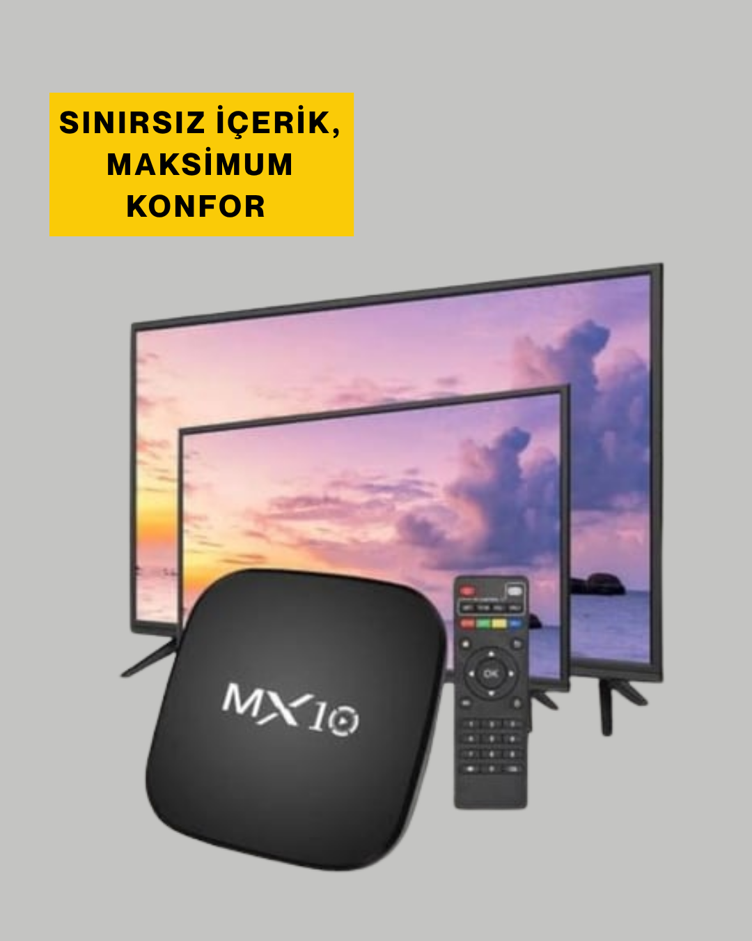 Android Tabanlı Akıllı Medya Oynatıcı – 4 Çekirdekli İşlemci, Ekran Yansıtmalı