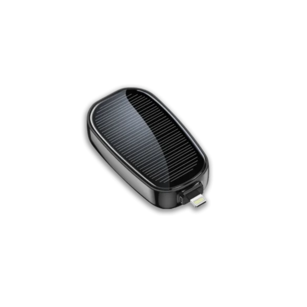 Ultra Hafif Güneş Enerjili Powerbank Anahtarlık Uyumlu