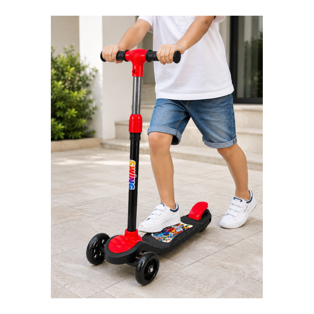 Kız ve Erkek Çocuk Scooterı 3 Tekerlekli Dengeli ve Kolay Kullanımlı Skuter