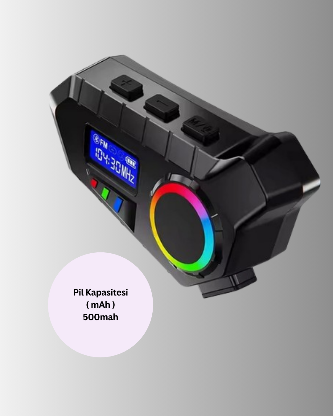 Kablosuz Bluetooth İnterkom IP65 Suya Dayanıklı 40mm HD Ses ve 40 Saat Pil