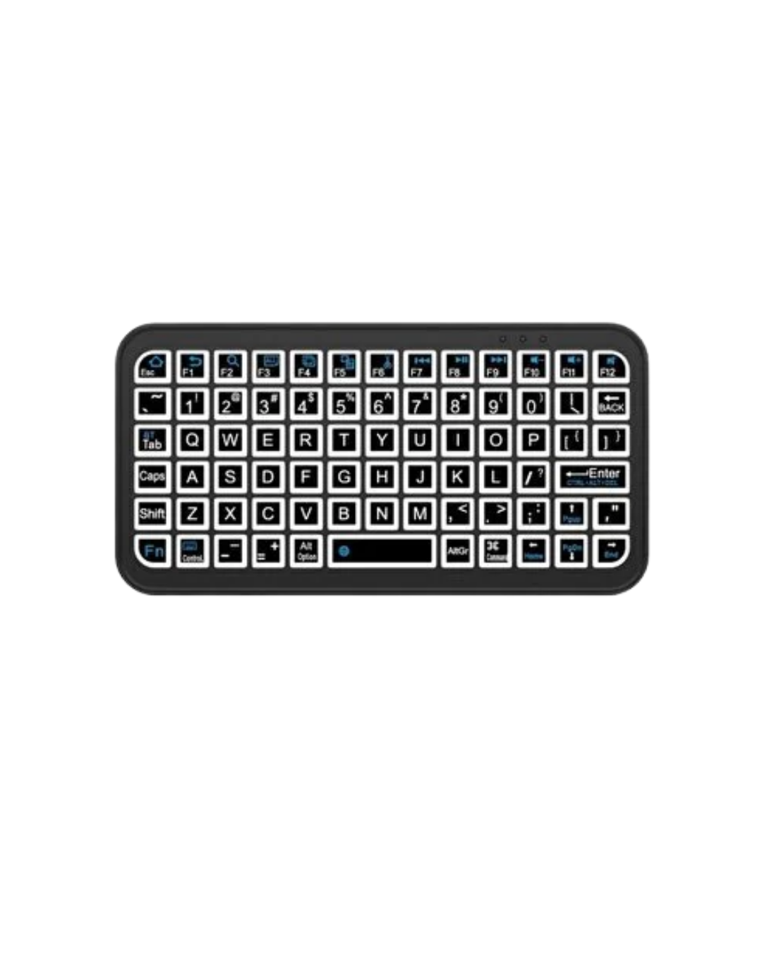 Şarjlı Kablosuz Mini RGB Klavye Uzun Pil Ömürlü