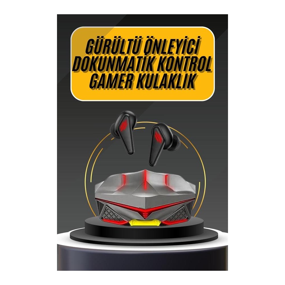Bluetooth Kulaklık HD Ses Kaliteli Işıklı Metal Kasa Ios Android Uyumlu Mikrofonlu