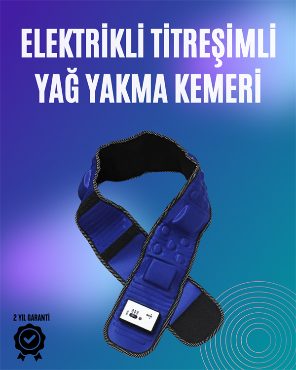 Elektrikli Titreşimli Yağ Yakma Kemeri – Masaj ve Kilo Kaybı İçin İdeal