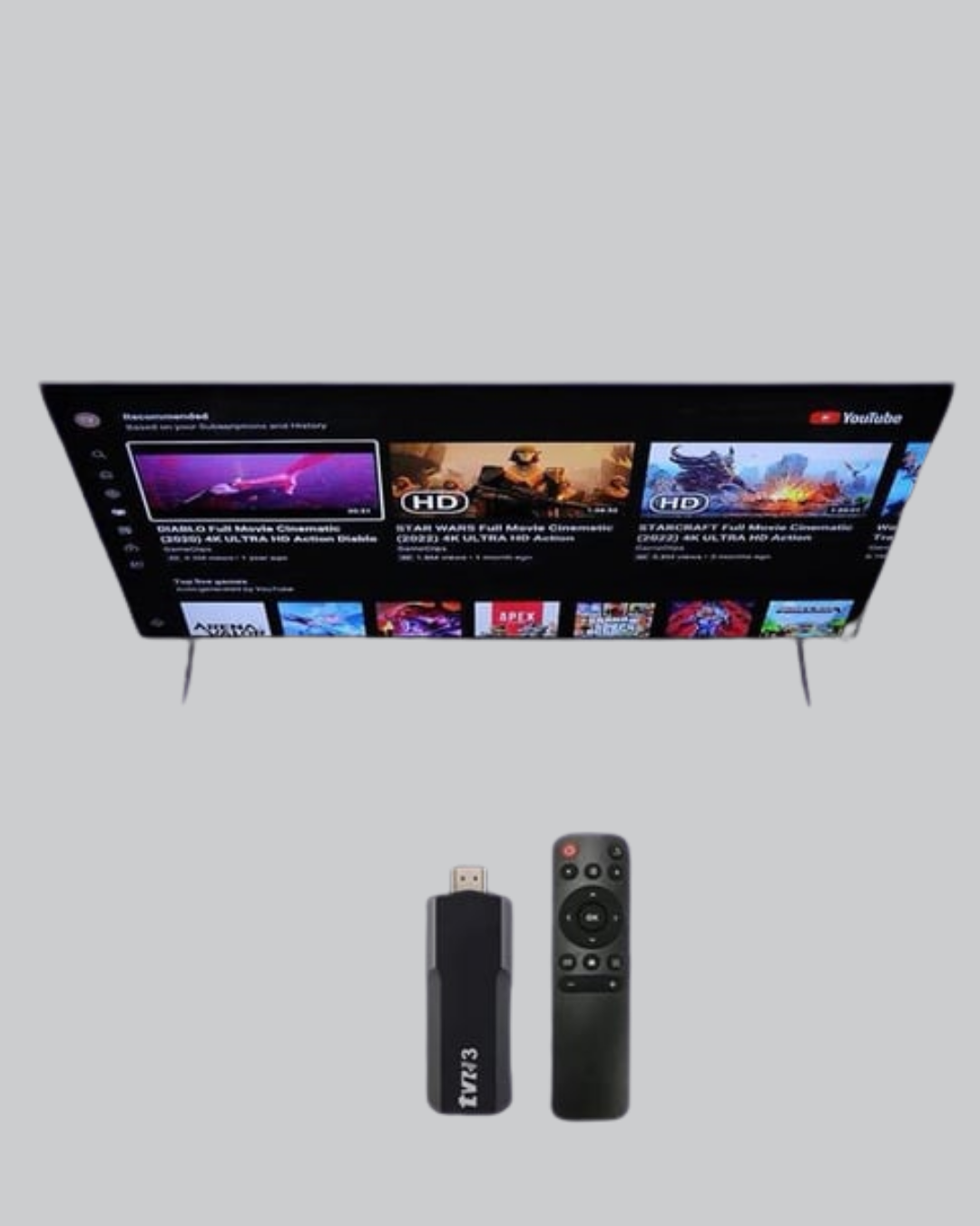 WiFi ve Bluetooth Destekli Android TV Dönüştürücü Stick