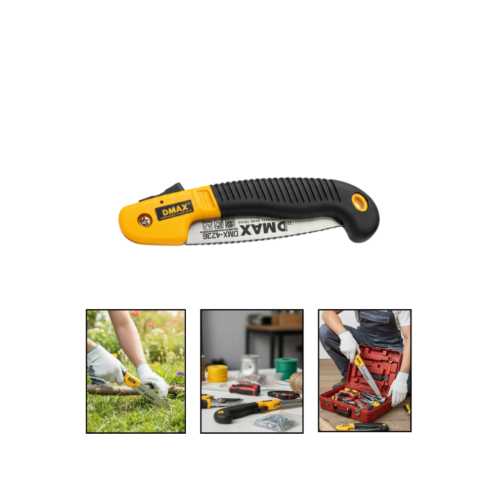 Ergonomik Saplı Katlanabilir Budama Testeresi