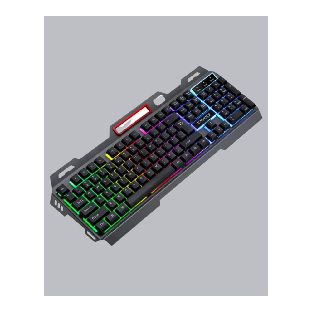 Profesyonel Oyuncu Klavye Mouse Seti – RGB Işıklı, Türkçe Q, DPI Ayarlı, Dayanıklı Gövde