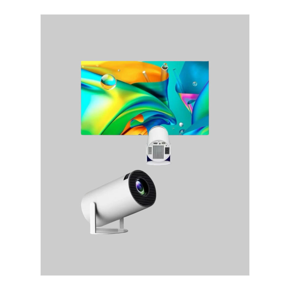 Full HD 4K Destekli Akıllı Projeksiyon – 130 inç Ekran, Uzun Ömürlü Ampul ve Çoklu Giriş