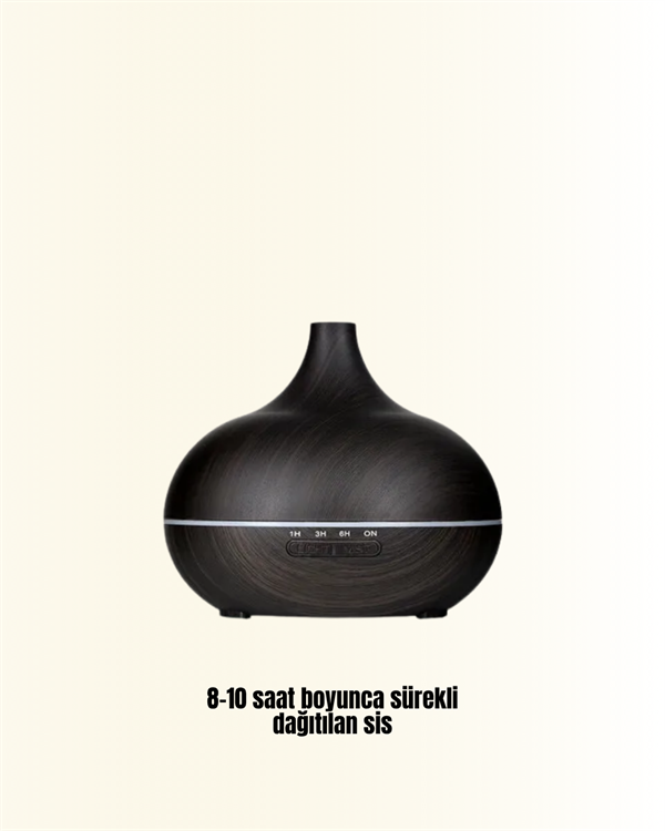 550 ml Ultrasonik Yağ Difüzörü ve Soğuk Buhar Nemlendirici