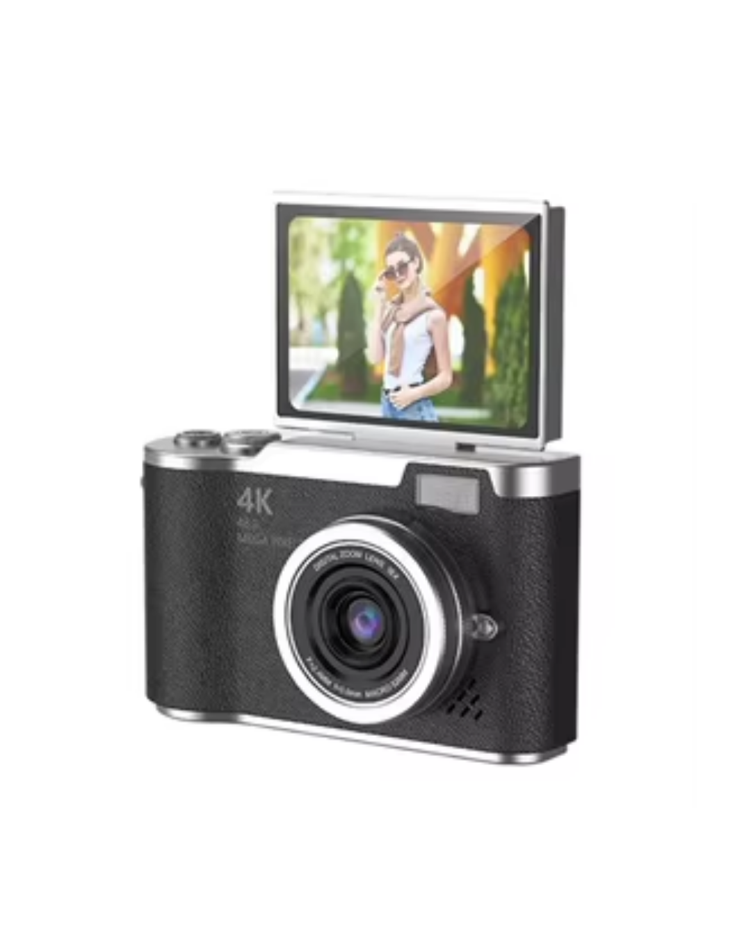 48 MP 4K Dijital Kamera 8X Zoom ve 180 Derece Ekran Yeni Başlayanlar İçin Uygun