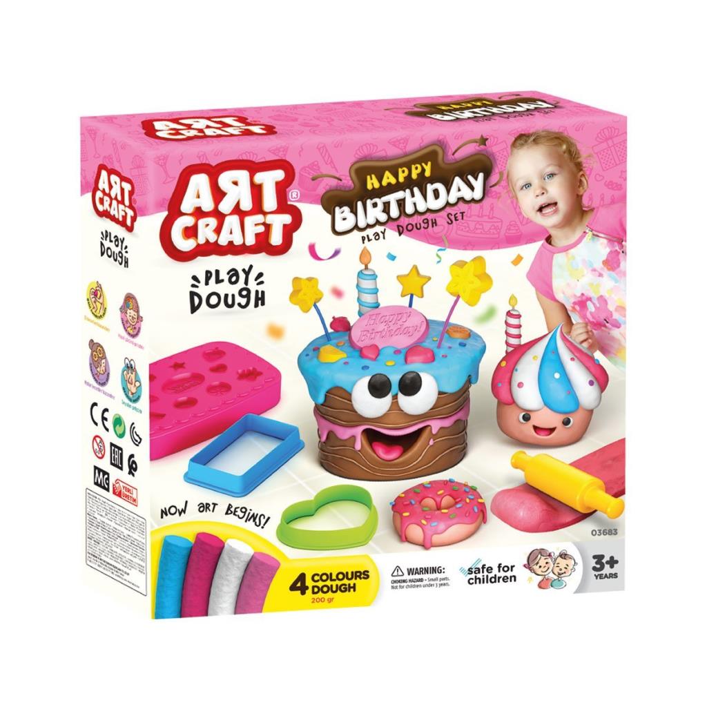 03683 Art Craft Birthday Hamur Set 200 gr