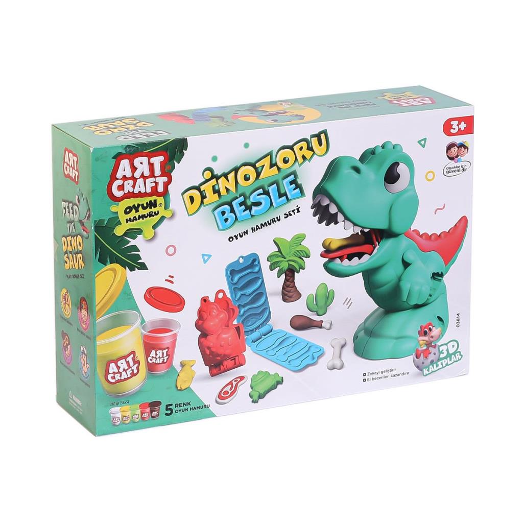 03814 Dinosaur Besle Game Crude Set 280 Gr