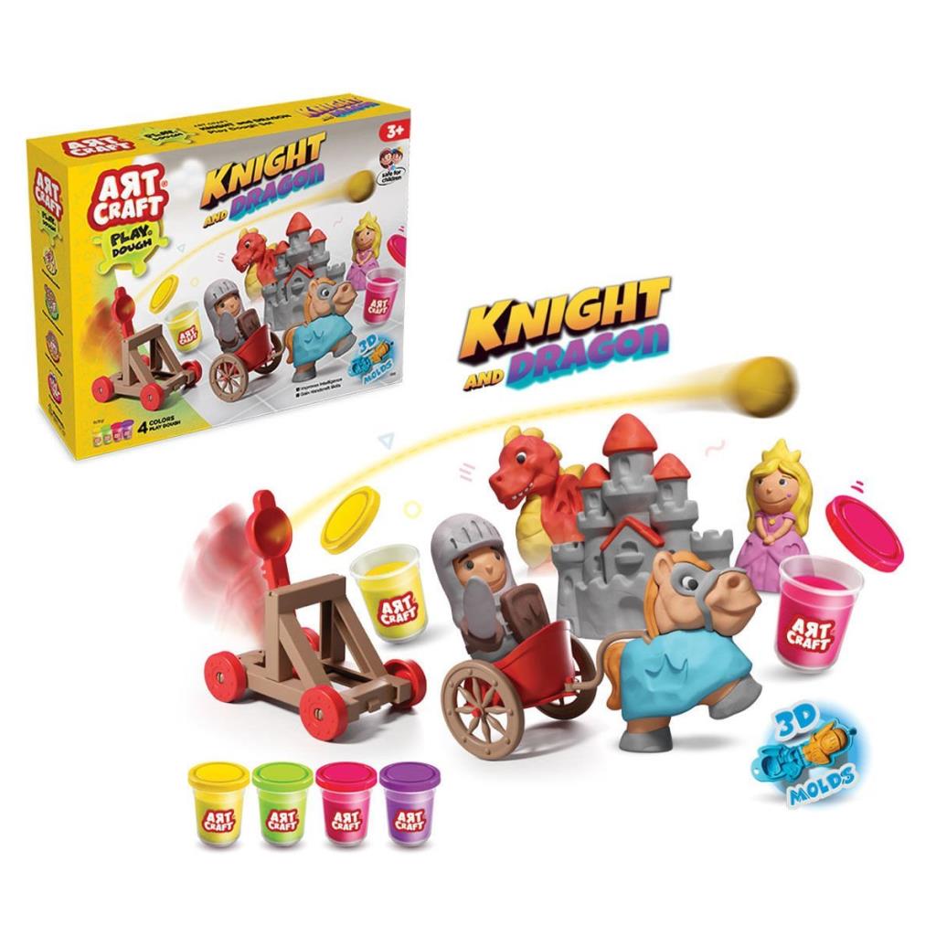 03848 Knight and Dragon Game Pulp Set 280 gr -Dede