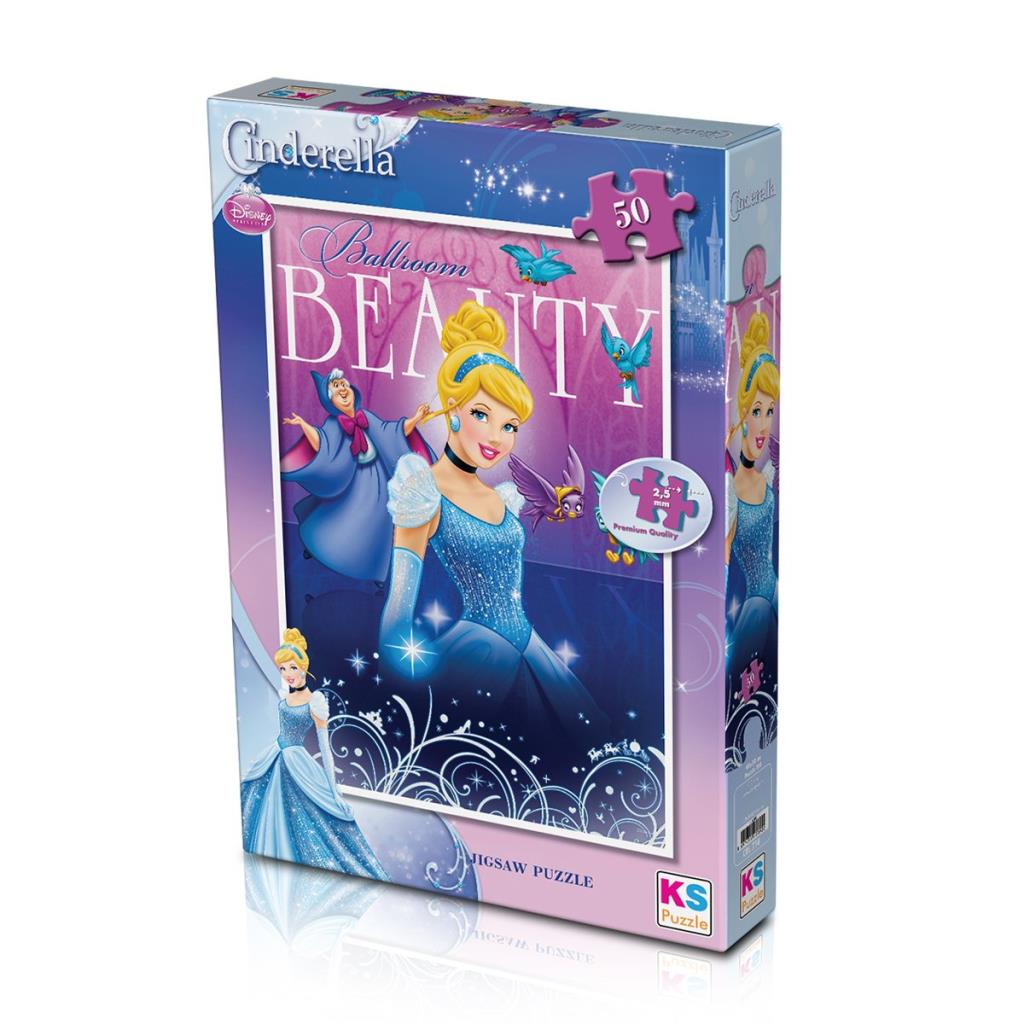 CRL709 KS, Cinderella 50 Piece Children Puzzle
