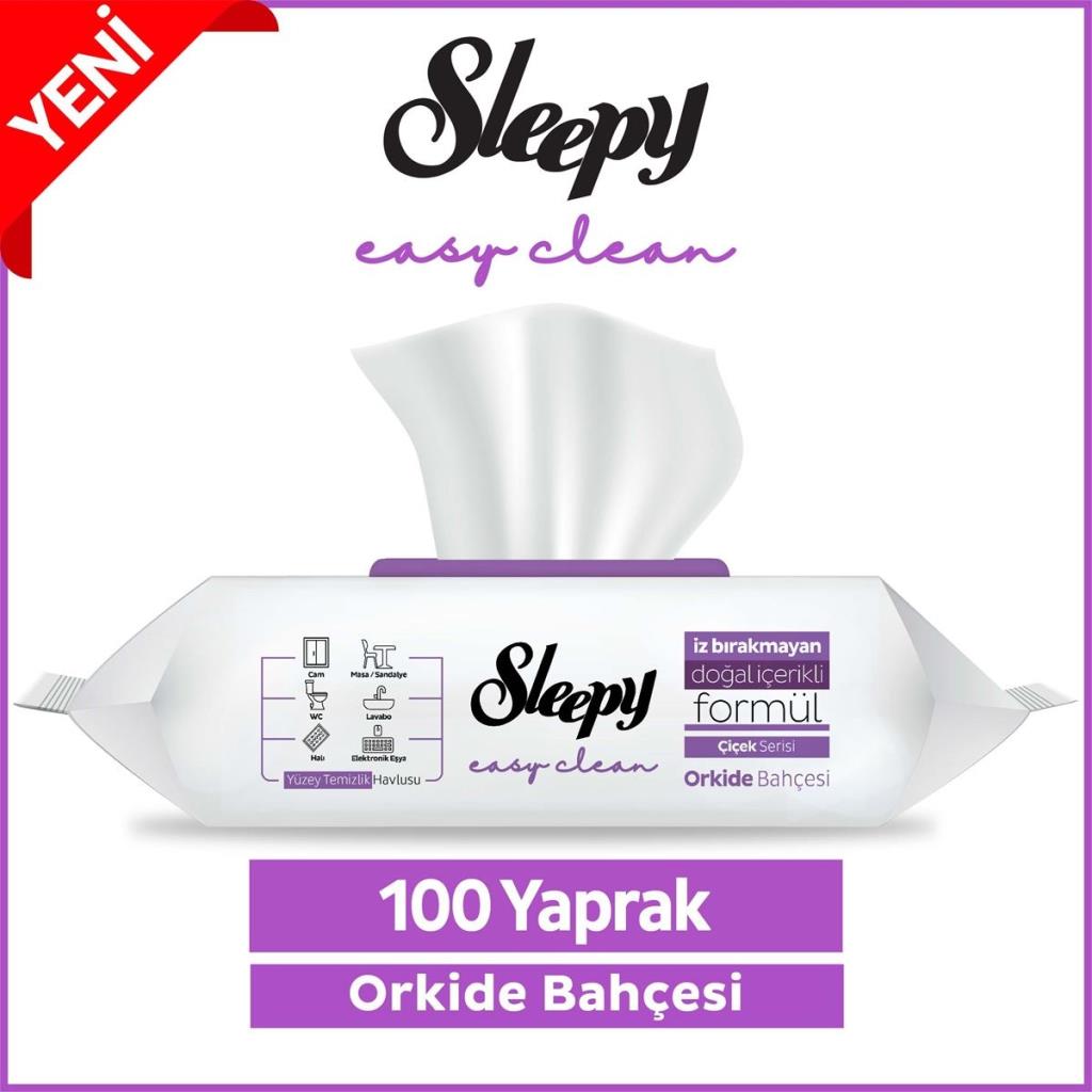 Sleepy Surface Cleaning Towel 100 Pcs Orchid